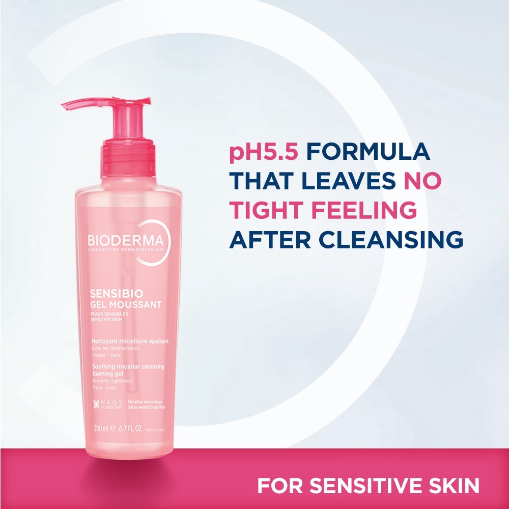 Sensibio Gel moussant Gentle Soothing Micellar Foaming Gel Cleanser (Sensitive Skin) 200ml