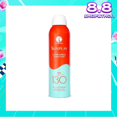 SUNPLAY Ultra Shield UV Body Mist SPF 130 (Superior UV Protection, Specially designed for long hours of water & outdoor activities) 165ml