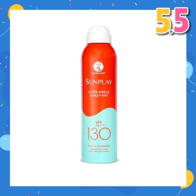 SUNPLAY Ultra Shield UV Body Mist SPF 130 (Superior UV Protection, Specially designed for long hours of water & outdoor activities) 165ml