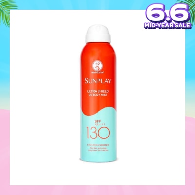 SUNPLAY Ultra Shield UV Body Mist SPF 130 (Superior UV Protection, Specially designed for long hours of water & outdoor activities) 165ml