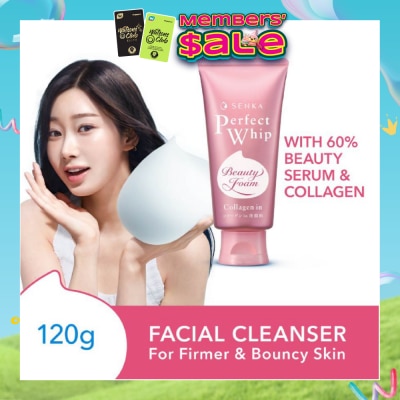 SENKA - Perfect Whip Collagen-in Beauty Foam Facial Cleanser 120g