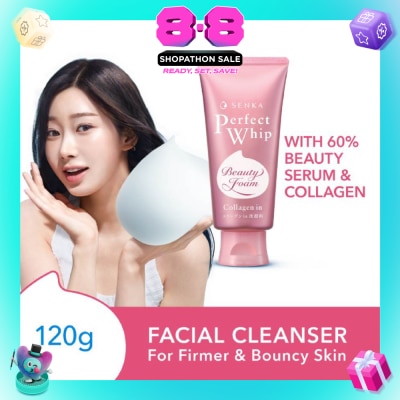 SENKA - Perfect Whip Collagen-in Beauty Foam Facial Cleanser 120g
