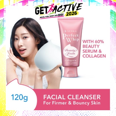 SENKA - Perfect Whip Collagen-in Beauty Foam Facial Cleanser 120g image