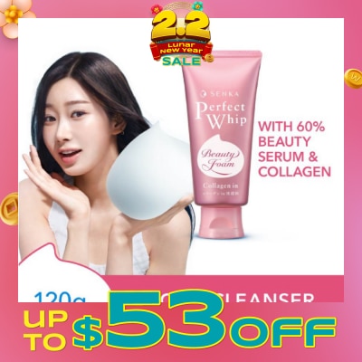SENKA Perfect Whip Collagen-in Beauty Foam Facial Cleanser 120g