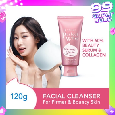SENKA Perfect Whip Collagen-in Beauty Foam Facial Cleanser 120g