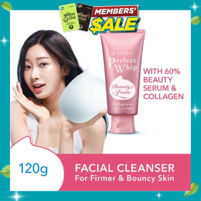 SENKA Perfect Whip Collagen in Beauty Foam Facial Cleanser 120g image