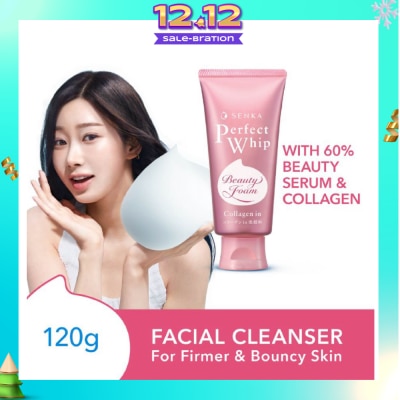 SENKA Perfect Whip Collagen-in Beauty Foam Facial Cleanser 120g