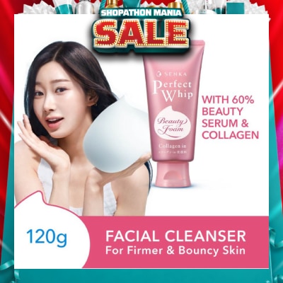 SENKA - Perfect Whip Collagen-in Beauty Foam Facial Cleanser 120g