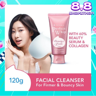 SENKA Perfect Whip Collagen-in Beauty Foam Facial Cleanser 120g