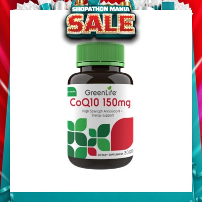GREENLIFE - CoQ10 150mg Veggie Capsules 30s