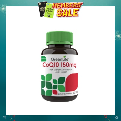 GREENLIFE - CoQ10 150mg Veggie Capsules 30s
