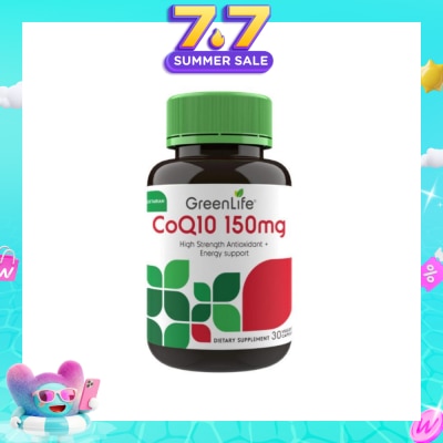 GREENLIFE - CoQ10 150mg Veggie Capsules 30s
