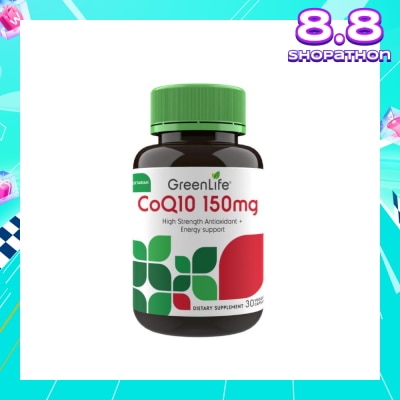 GREENLIFE CoQ10 150mg Veggie Capsules 30s