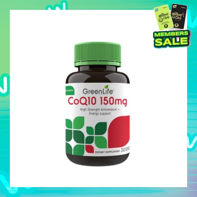 GREENLIFE CoQ10 150mg Veggie Capsules 30s