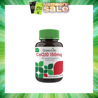 GREENLIFE - CoQ10 150mg Veggie Capsules 30s