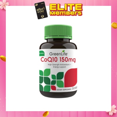 GREENLIFE CoQ10 150mg Veggie Capsules 30s