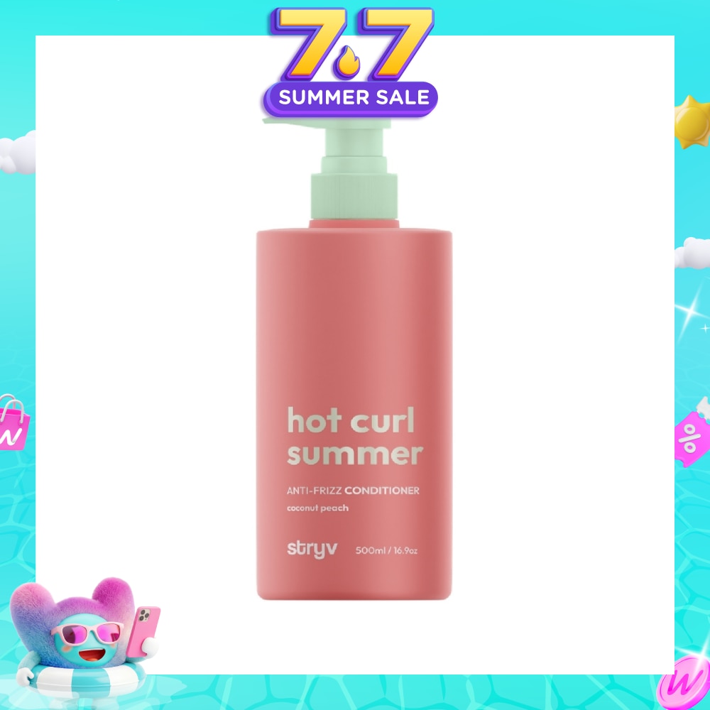 Hot Curl Summer Anti-Frizz Conditioner Coconut Peach 500ml
