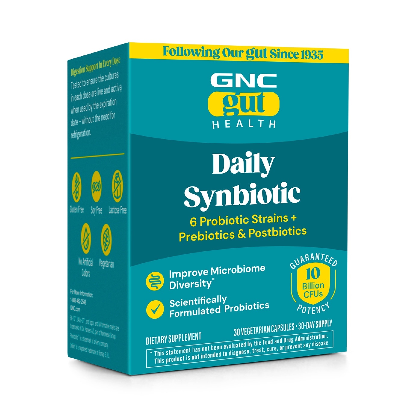 Gut Health Daily Synbiotic 10B CFU Vegetarian Capsule 30s (Expiry: May`2027)