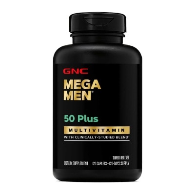 GNC - Mega Men® 50 Plus Multivitamin Timed Release Caplet 120s