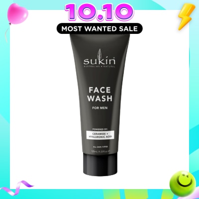 SUKIN Men’s Face Wash 125ml image