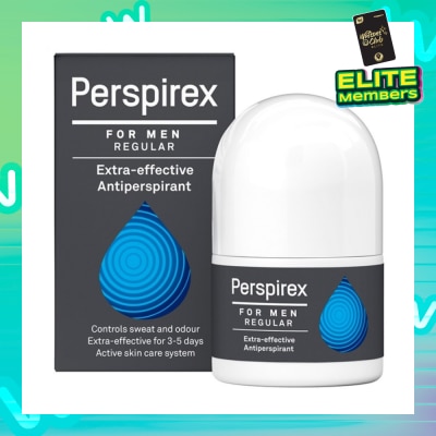 PERSPIREX Men Regular Extra Effective Antiperspirant Roll-on 20ml (Expiry: Dec`2025)