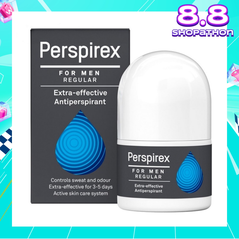 Men Regular Extra Effective Antiperspirant Roll-on 20ml (Expiry: Dec`2025)