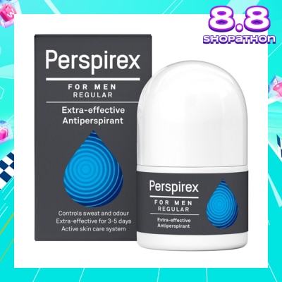 PERSPIREX Men Regular Extra Effective Antiperspirant Roll-on 20ml (Expiry: Dec`2025)