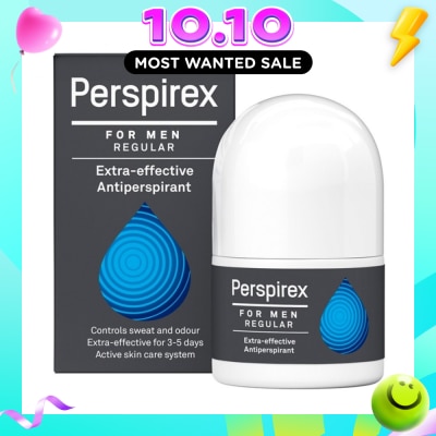 PERSPIREX Men Regular Extra Effective Antiperspirant Roll on 20ml image