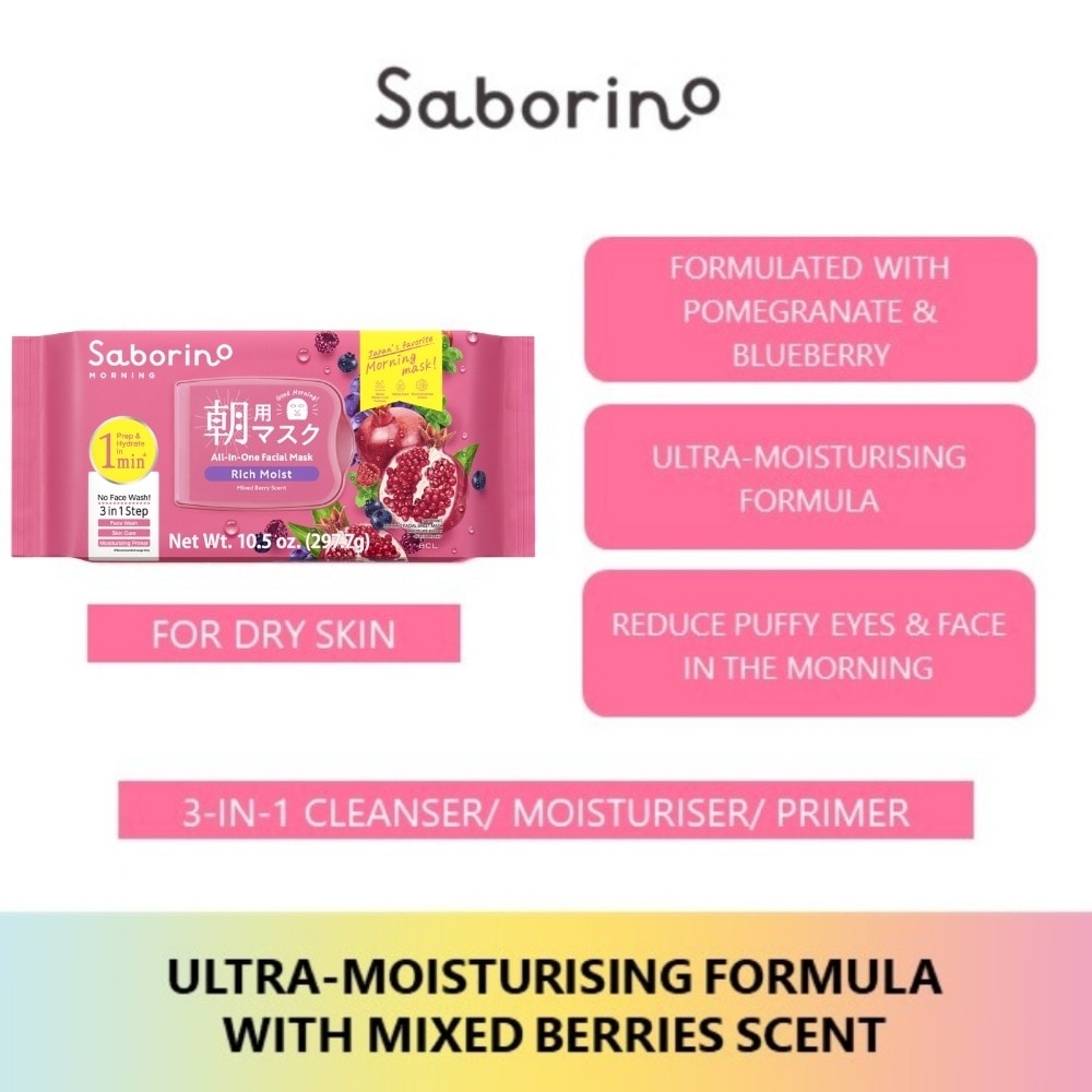 Morning Facial Sheet Mask Moisture Rich 32s