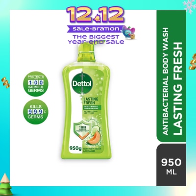 DETTOL Lasting Fresh Anti-Bacterial Body Wash 950ml