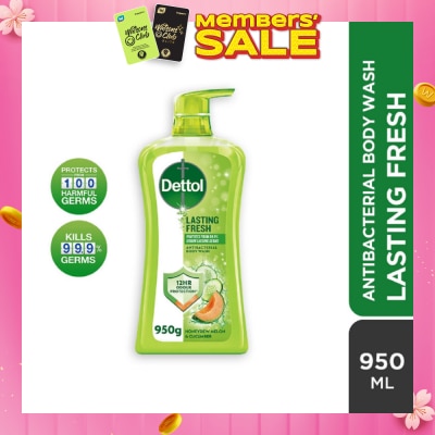 DETTOL Lasting Fresh Anti-Bacterial Body Wash 950ml
