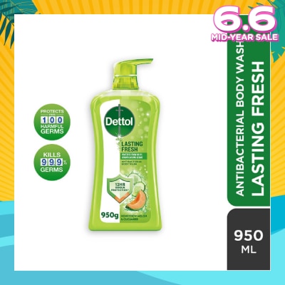 DETTOL Lasting Fresh Anti-Bacterial Body Wash 950ml