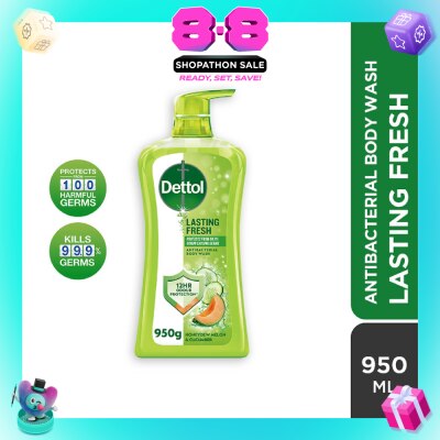 DETTOL - Lasting Fresh Anti-Bacterial Body Wash 950ml