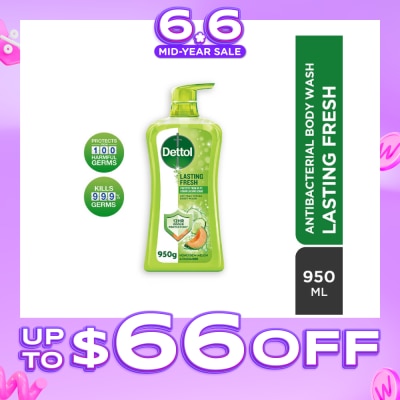 DETTOL - Lasting Fresh Anti-Bacterial Body Wash 950ml