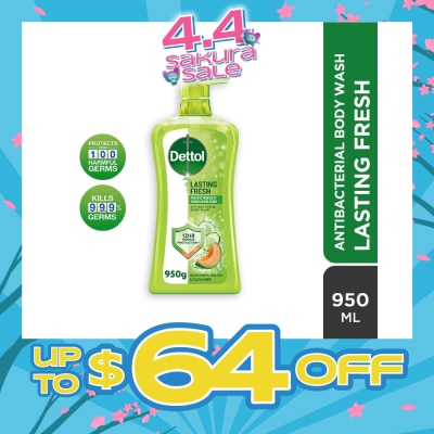 DETTOL - Lasting Fresh Anti-Bacterial Body Wash 950ml