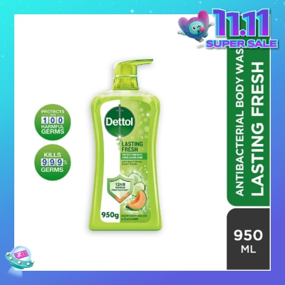 DETTOL Lasting Fresh Anti-Bacterial Body Wash 950ml