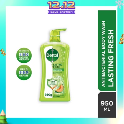 DETTOL Lasting Fresh Anti-Bacterial Body Wash 950ml