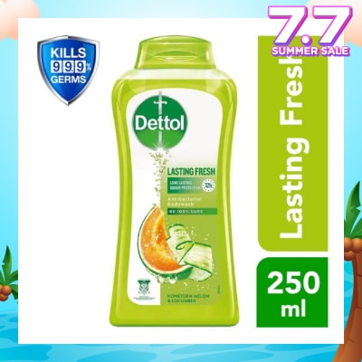 DETTOL Dettol Lasting Fresh Anti-Bacterial Bodywash 250ml (Honeydew Melon & Cucumber)