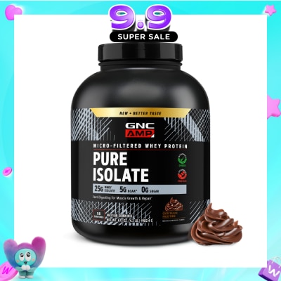 GNC - GNC AMP Micro-Filtered Whey Protein Pure Isolate Chocolate Frosting 1902.4g image