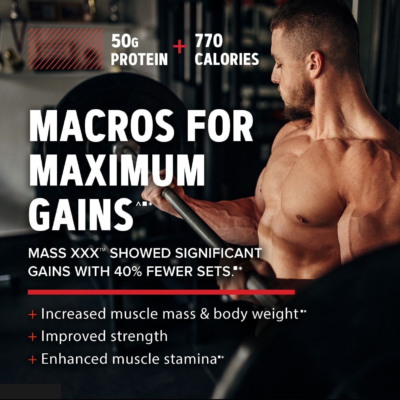 AMP Mass XXX with MyoTor® Chocolate Flavour 2704g (13 Servings)