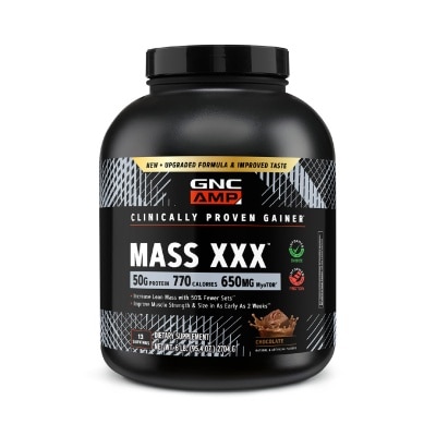 GNC - AMP Mass XXX with MyoTor® Chocolate Flavour 2704g (13 Servings)