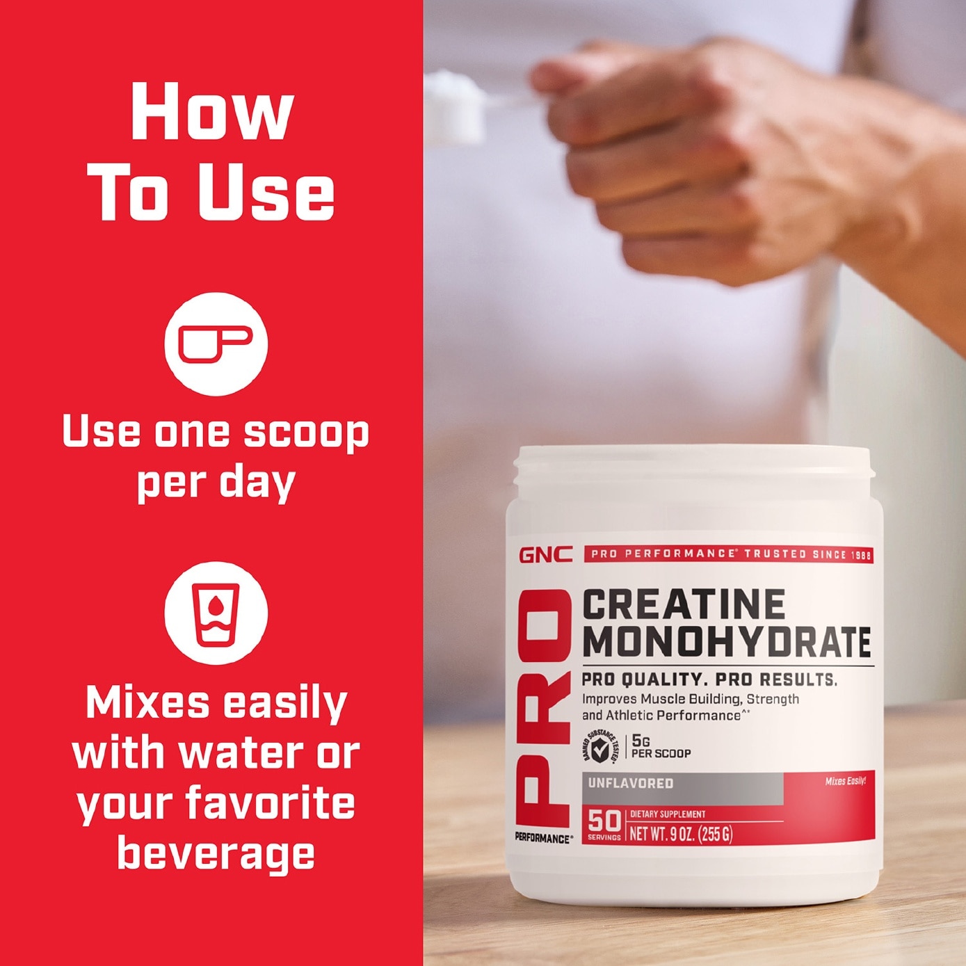 GNC Pro Performance® Creatine Monohydrate 510g