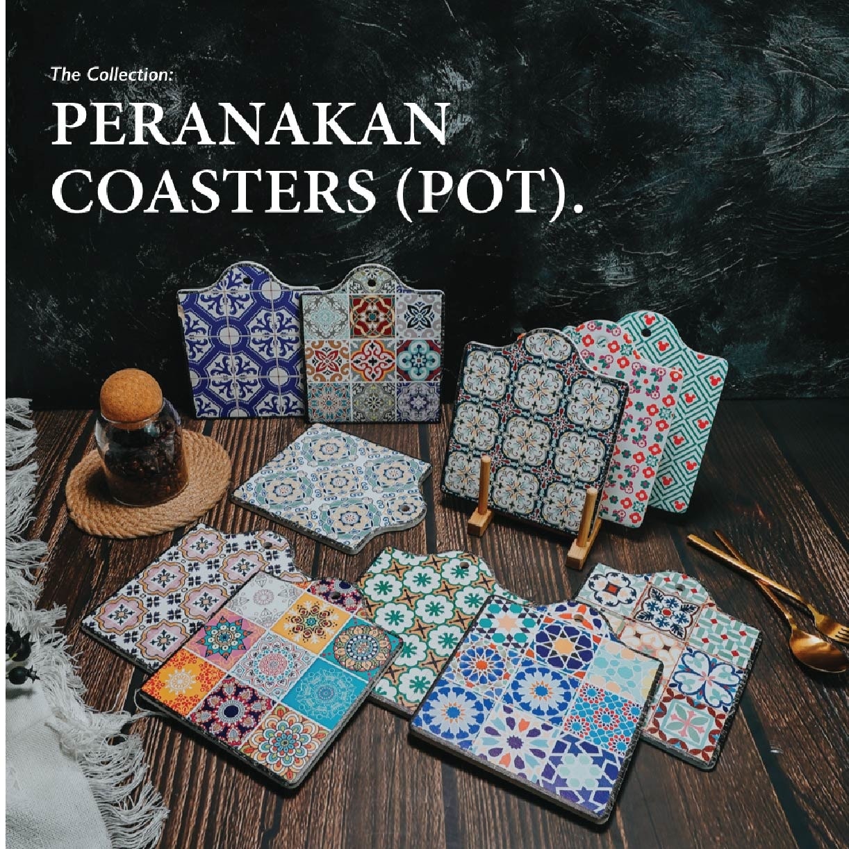 Peranakan Pot Coaster PC60060F - F 1s