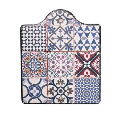 TABLE MATTERS Peranakan Coaster (Pot)-H PC60060H (Heat Resistance + Thermal Insulator + Cork Backing To Prevent Scratches) 0.35kg
