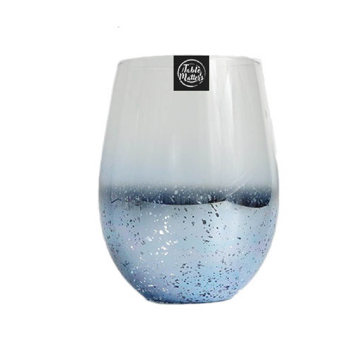 TAIKYU Blue Luster Beer Glass CGBL33530 (High Quality And Lead-Free Glass) 540ml