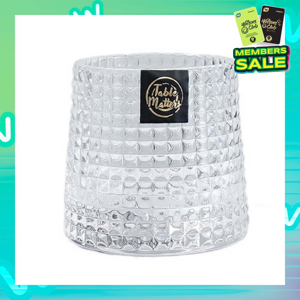 TAIKYU Cube Rocking Whiskey Glass CGCR36160 (High Quality And Lead-Free Glass) 160ml