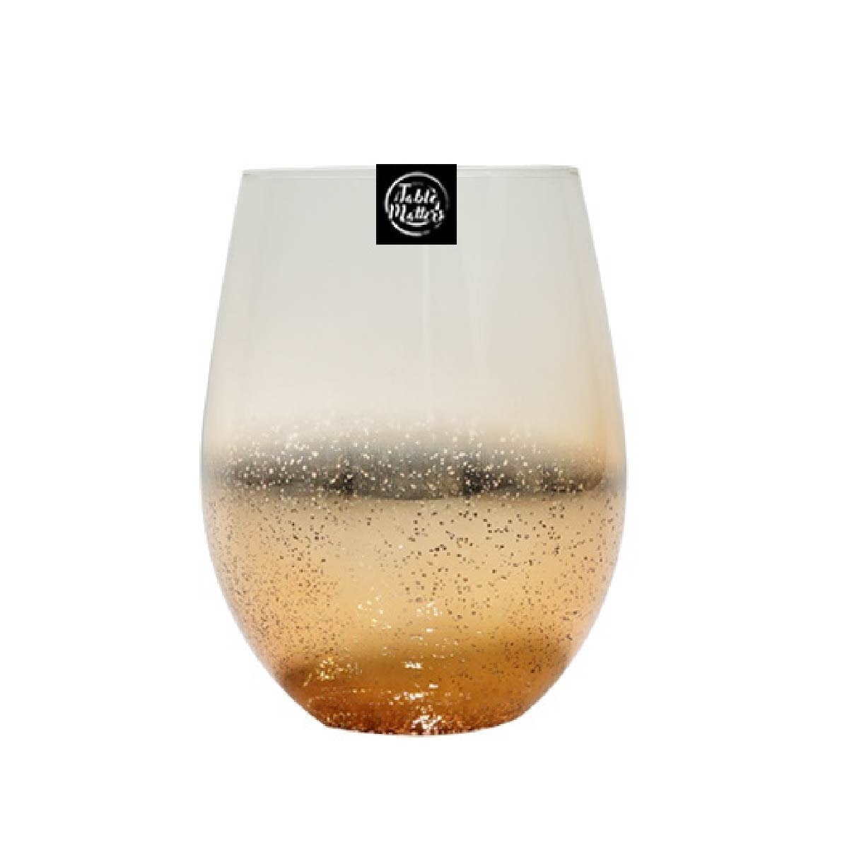 TAIKYU Gold Luster Beer Glass CGGD33530 (High Quality And Lead-Free Glass) 540ml