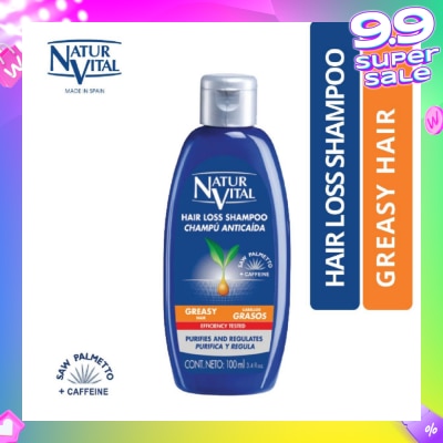 NATURVITAL Hairloss Shampoo - Greasy 100ml