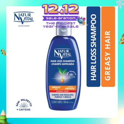 NATURVITAL Hairloss Shampoo - Greasy 100ml