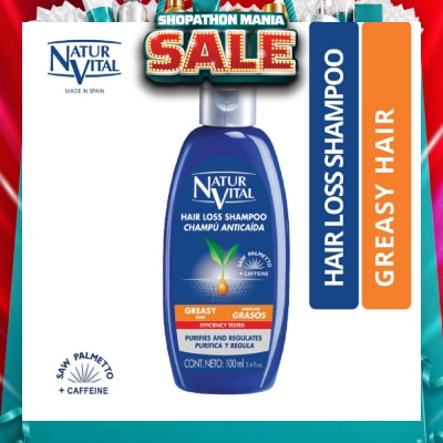 NATURVITAL - Hairloss Shampoo - Greasy 100ml